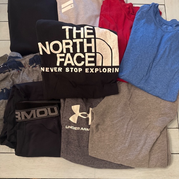 Nike Other - MENS | Junior teen mixed Lot | Sz Medium Nike north face under armour | 9 pieces